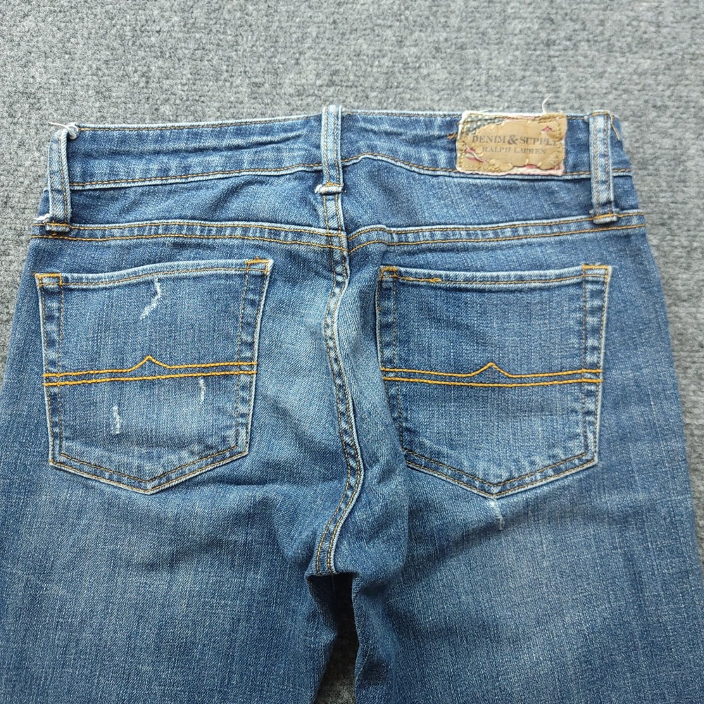 Denim & Supply Ralph Lauren Skinny Jeans Blue Medium Wash 28/30 RN 41381